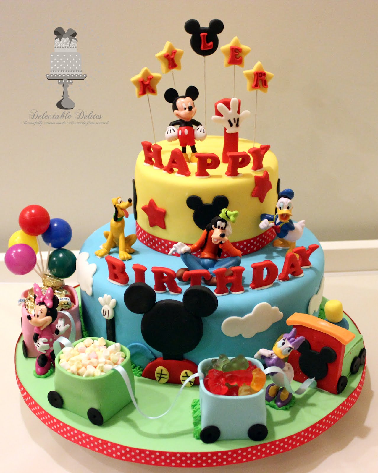 Delectable Delites Mickey Mouse Clubhouse With Train For Kyler S