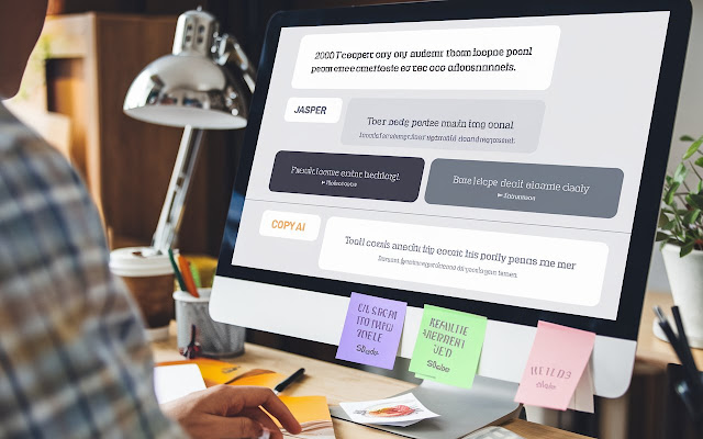 Creating personalized content using AI tools like Jasper and Copy.ai for audience engagement.