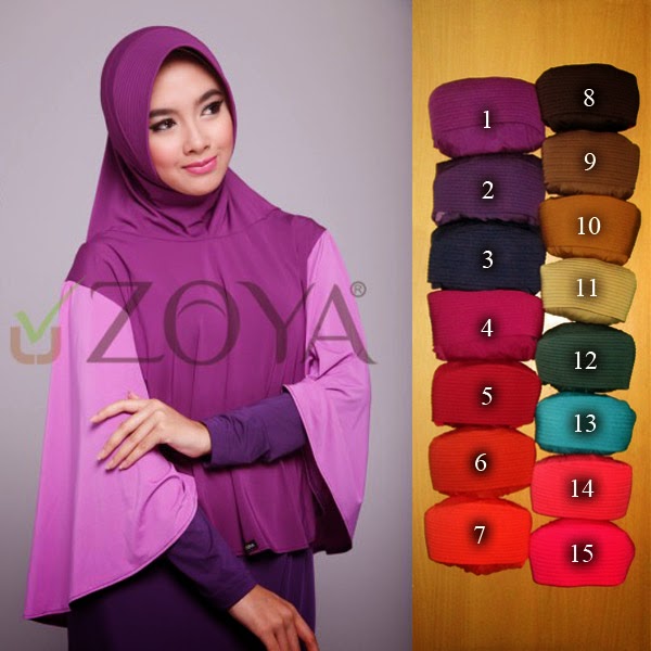 Harga Jilbab Zoya Instan