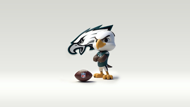 3D Philadelphia Eagles Mascot 4K Wallpaper