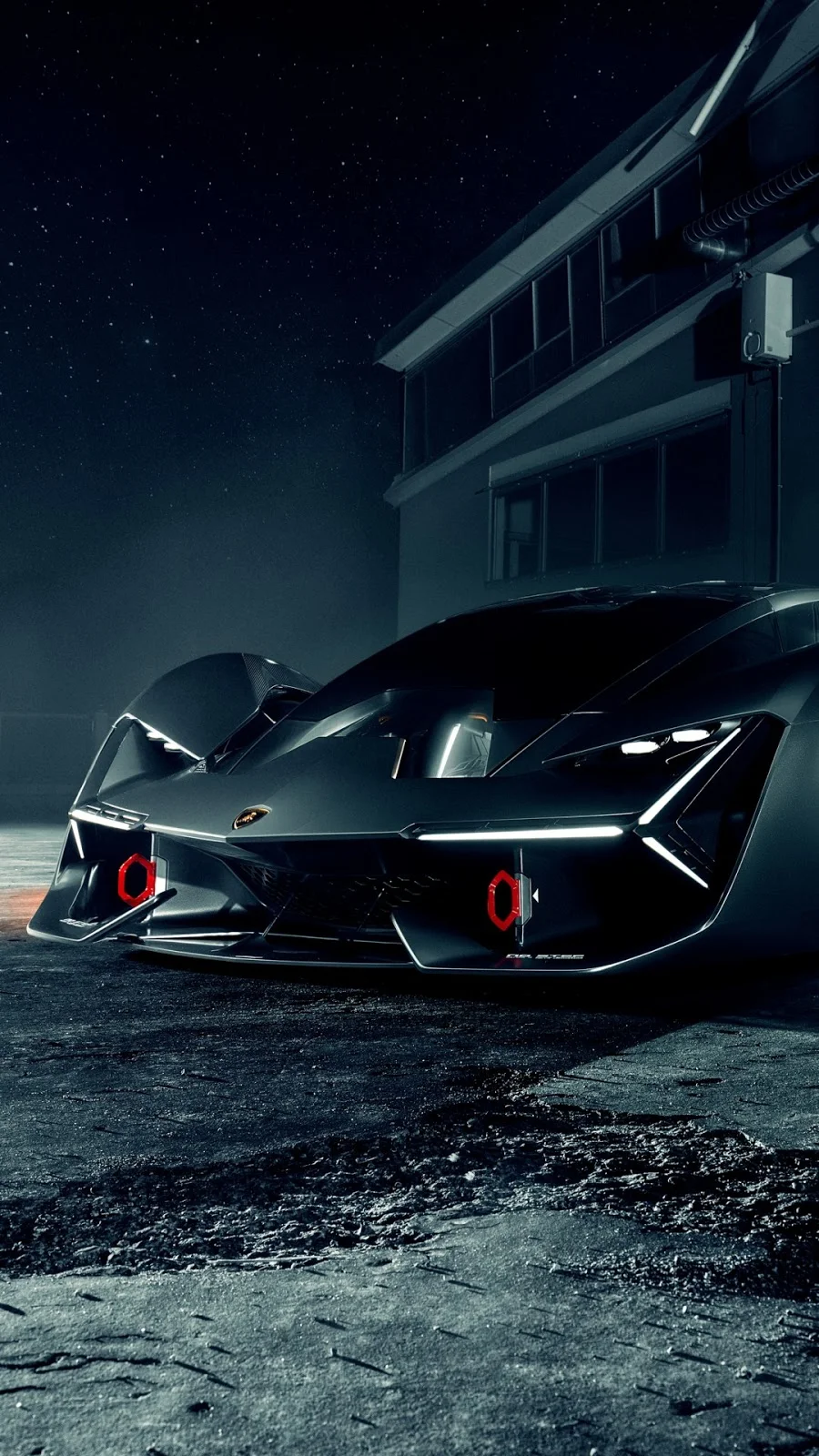 Carro Preto Tunado Lamborghini Terzo Millennio