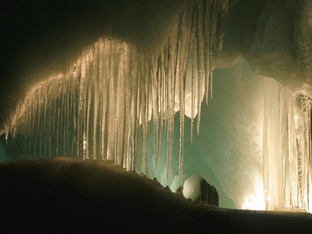 Las cuevas de hielo son muy