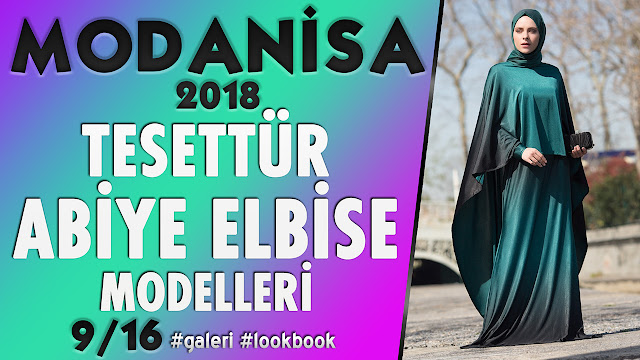 2018 Tesettür Abiye Elbise Modelleri 9/16 (MODANİSA) | 4K GALERİ | #Tesettür #Abiye #Elbise