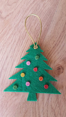 Christmas in July: Mini Tree Felt Ornaments