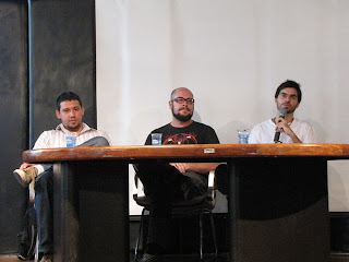 Daniel, Rodrigo e Carlos Ruas no 6o HQ Festival_Aracaju_foto Suyene Correia