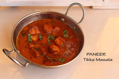 Paneer tikka masala paneer recipe indian cottage cheese no onion recipe veg side dish butter nan vegetaian perfect paneer tikka