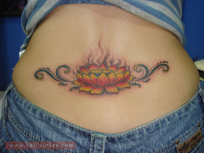 Lotus flower tattoo