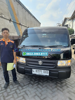 Kirim Mobil Pickup Suzuki Carry dari Surabaya tujuan ke Makassar dengan kapal roro estimasi pengiriman 2 hari.