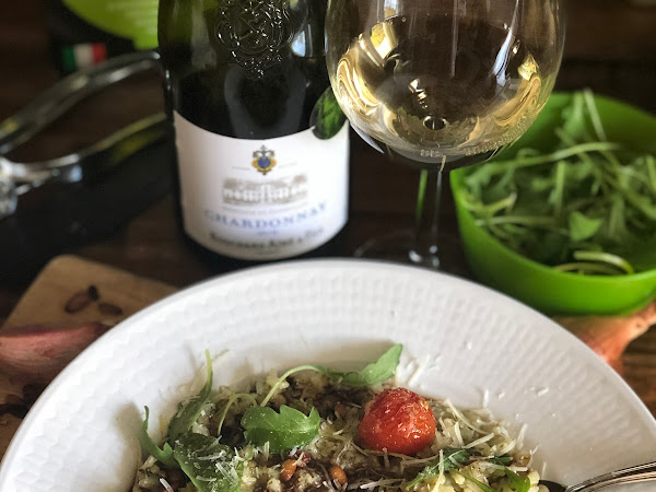 Arugula and Roasted Tomato Risotto 