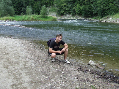 Me fishing for salmonide in Dunajec