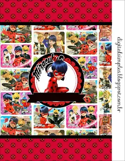 Miraculous Ladybug Free Printable  Labels.