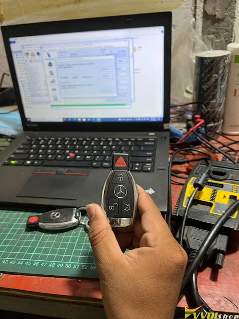 Program Mercedes S430 V8 W220 Key with VVDI MB Tool 2