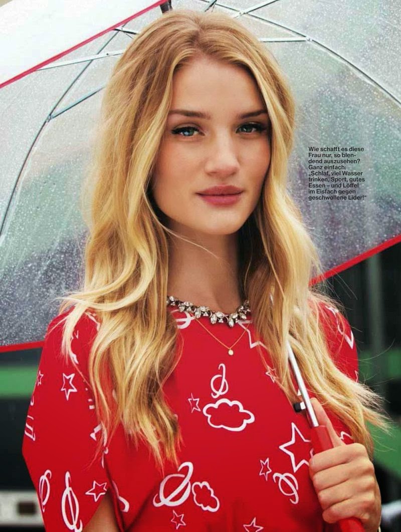 Rosie Huntington Whiteley For Jolie Magazine, Germany, July 2014