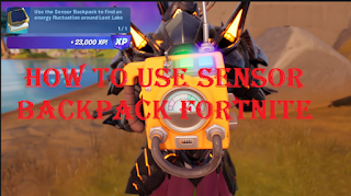 Use the sensor backpack to find an energy fluctuation || How to use the Fortnite sensor backpack
