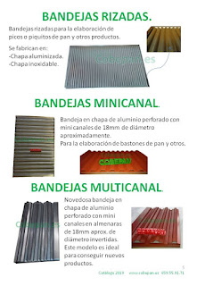 Bandejas Rizadas, bandejas Minicanal y Multicanal.