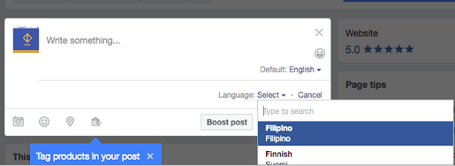 How to Post in Different Languages On Facebook Page