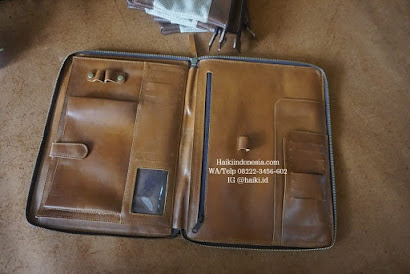 Galeri Souvenir Seminar Kit Binder Kulit Asli
