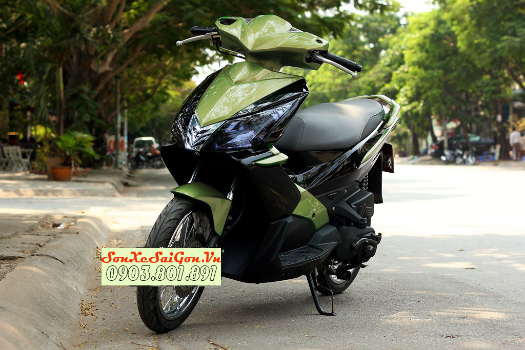 Mẫu sơn phối màu xe Honda Airblade Thái 3