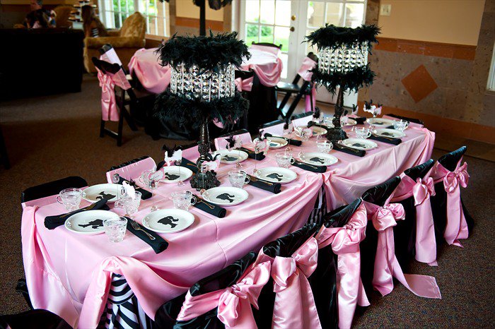 Bridal Shower Table Settings