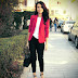 OOTD: Office RED Blazer / Kurtmann.ro