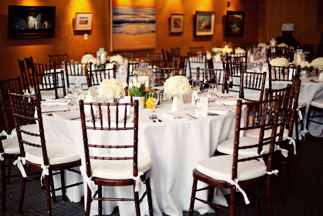 Yellow and Grey Modern Beach Wedding with Rustic and Metallic Accents