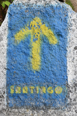 Santiago yellow arrow Portugal.