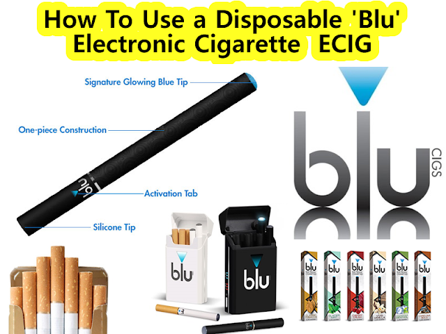 instructions on how to use blue electronic ecig 