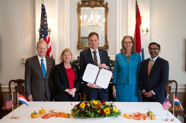 The Netherlands is officially a member of the Artemis Accords...as of November 1, 2023.