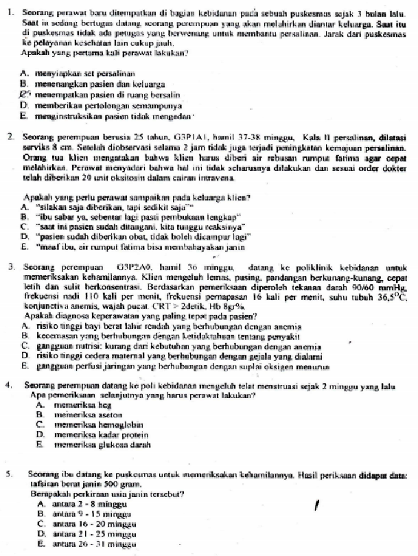 Contoh Soal Tes Tertulis Seleksi Cpns Atau Tenaga Non Pns Jabatan Perawat Keperawatan Serba Serbi Guru Serba Serbi Guru