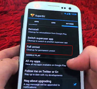 Dua Metode Mudah Unroot Semua Android