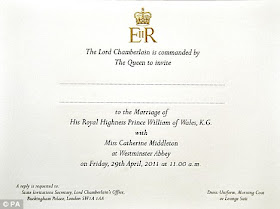 prince william and kate middleton wedding card. prince william wedding card