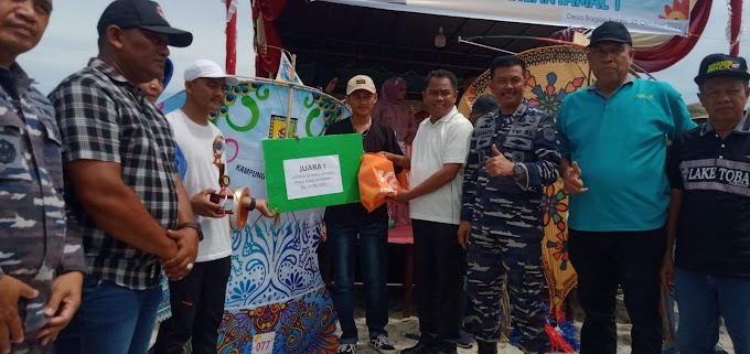 Festival Dangdut dan Lomba Layang - layang Desa Bagan Kuala Berjalan Sukses, Safril : Terima kasih kepada Lantamal I Belawan 