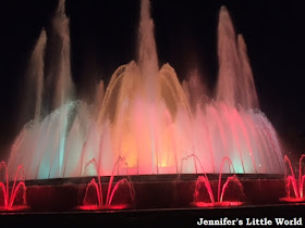 Barcelona Magic Fountain at night