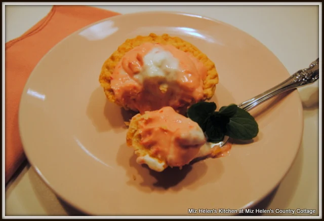 Cherry Cheese Tarlet Dessert at Miz Helen's Country Cottage