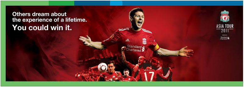 New Credit Card Promotion: Standard Chartered Credit Cards - Liverpool FC Asia Tour 2011