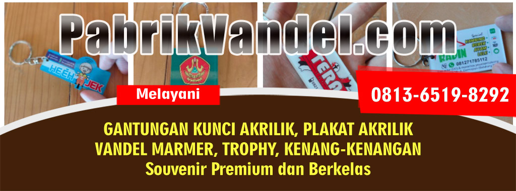 Pembuat Gantungan Kunci Akrilik di Bandung