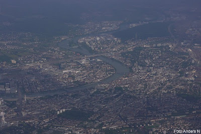 basel, aerial view, photo, flygfoto, bâle, från flygplan, from aeroplane