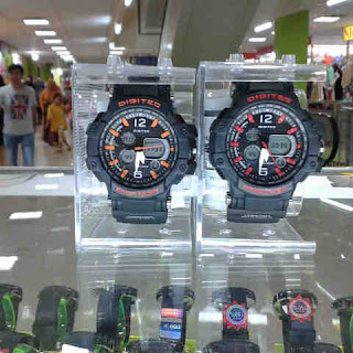 Jual jam tangan Digitec dual time Original