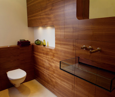 Bathroom Wood Paneling