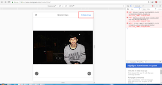 cara upload foto instagram lewat komputer tanpa aplikasi
