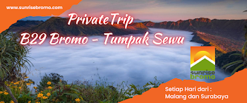 paket wisata private trip b29 bromo tumpak sewu