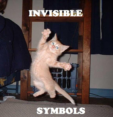 Funny  Images on Funny Cat With Invisible Symbols