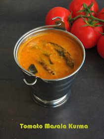 Tomato Masala Kurma,Thakkali Kurma
