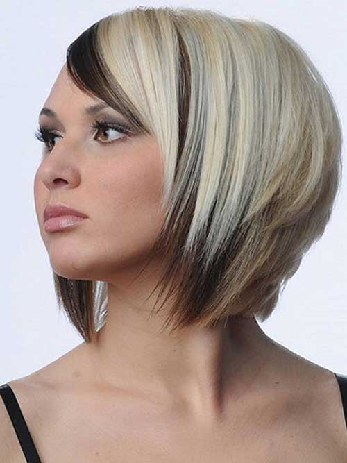 cute short hairstyles and color