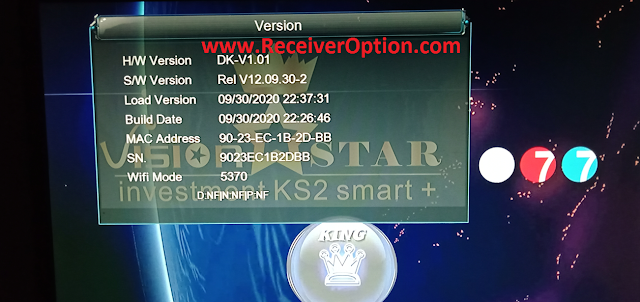 VISION STAR 777 1507G 1G 8M NEW SOFTWARE WITH ECAST & DIRECT BISS KEY ADD OPTION