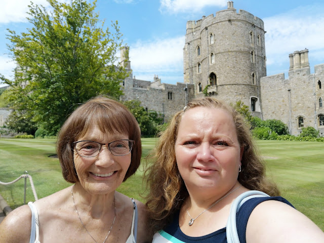 Mother and daughter at Windsor Castle