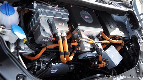 Motorrummet-E-Caddy-Elbil-Elmotor