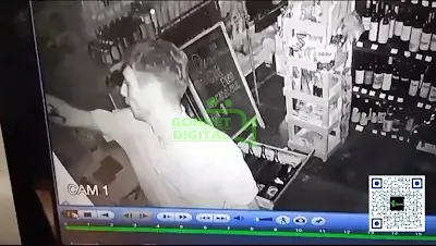 Detención del presunto ladrón de La Taba y kiosco en Gonnet