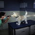 Funny Doctor Looking Inside The Dog
