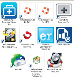 EaseUS Data Recovery Wizard, GetDataBack, iCare Data Recovery, MiniTool Power Data Recovery, Namosofts Data Recovery, Ontrack EasyRecovery Enterprise, Remo Recover, R-Studio, Stellar Phoenix Windows Data Recovery, Wondershare Data Recovery